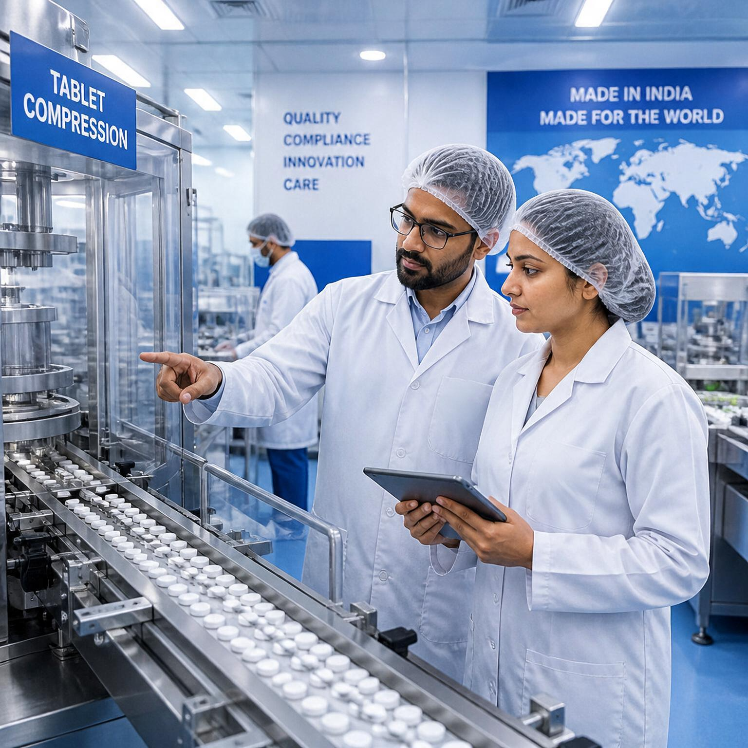 High-tech pharmaceutical manufacturing unit
